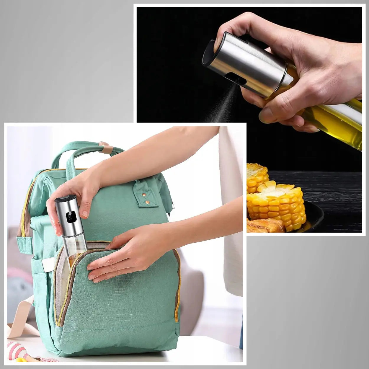 Virtuves Premium smidzinātājs eļļai, etiķim, mērcēm un šķidrumiem, tilpums 100 ml (276D)