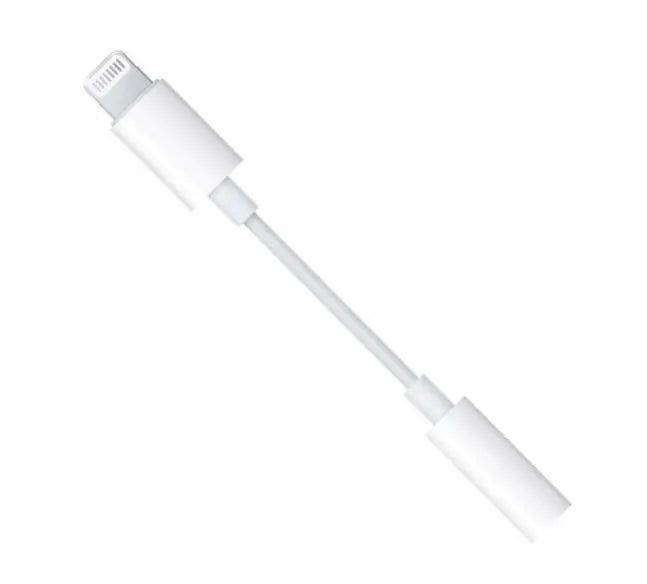 Переходник Lightning для наушников с iPhone на аудиоразъем (499D)