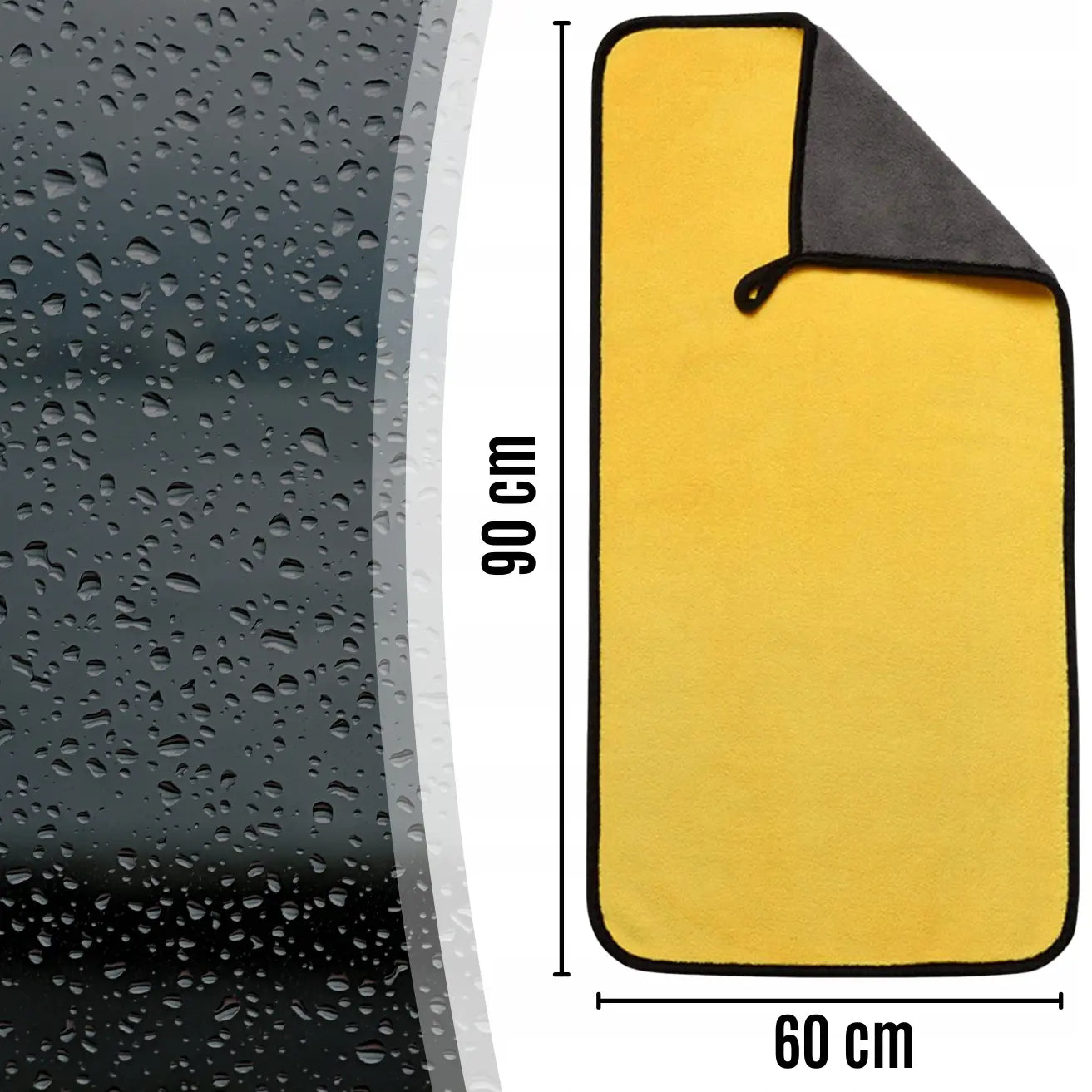 Mikrofibra auto, dvielis automašīnas žāvēšanai (331D)