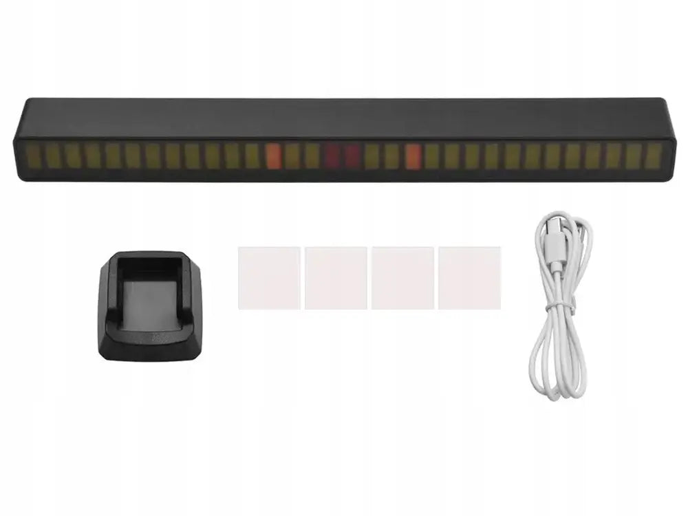 Светодиодная лента RGB со звуковым откликом и батареей в неоновом многоцветном дизайне (509D)