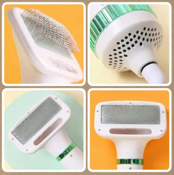 Žāvētājs-otere-ķemme 2in1 suņiem un kaķiem, kluss ķemme (565D)