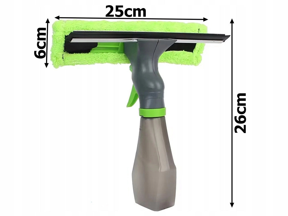 Logu tīrīšanas birste ar smidzinātāju, stikla tīrītājs (236D)