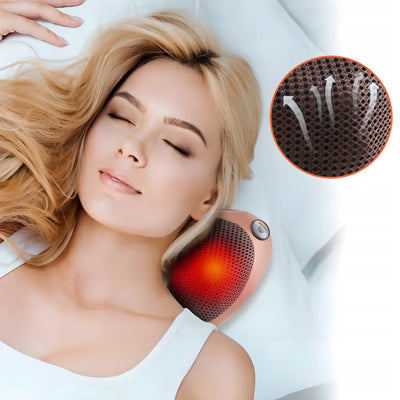 Универсальная роликовая массажная подушка для шеи и спины с подогревом