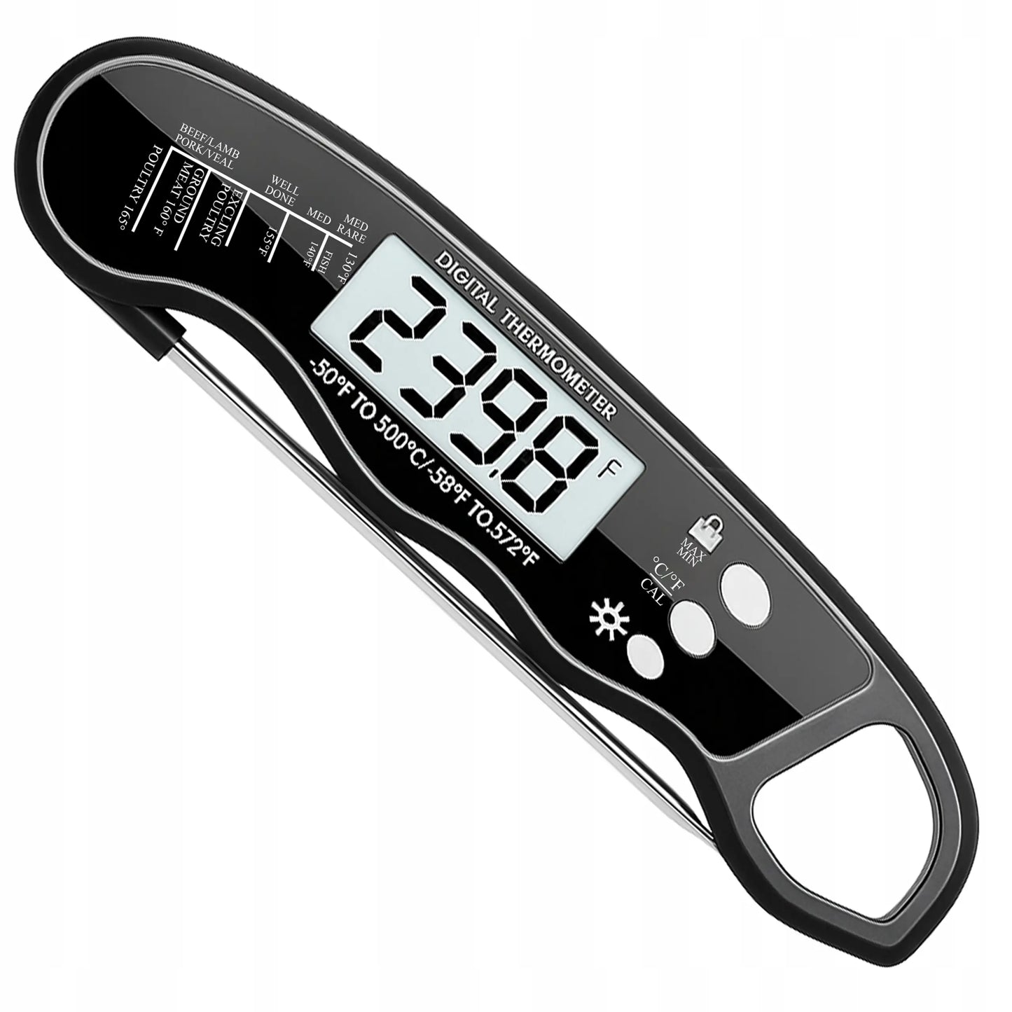 Цифровой кухонный термометр для мяса и гриля, со стрелкой, с ЖК-дисплеем, -50°C + (1061D)