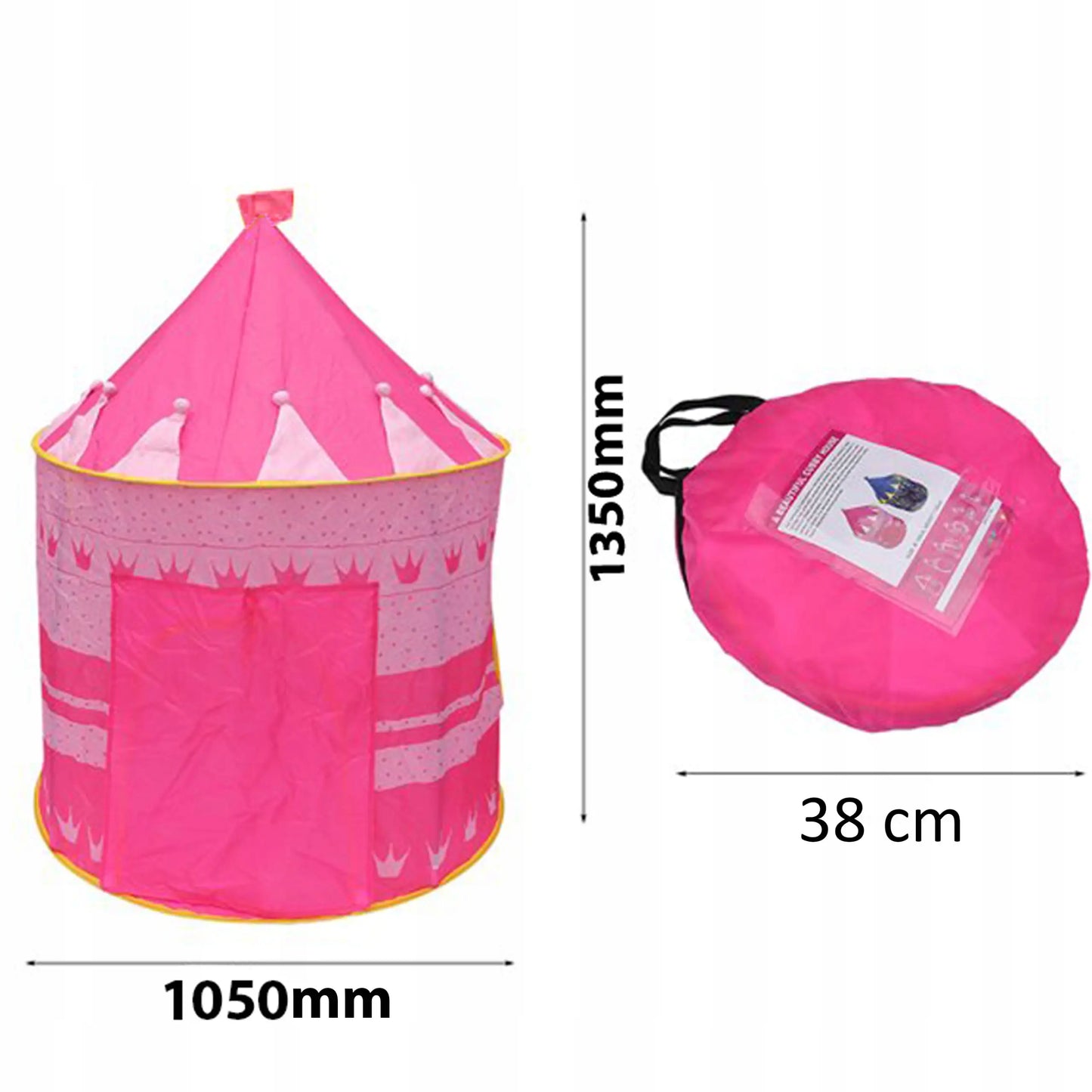 Детская палатка — домик-замок для дома, сада или комнаты, для принцессы (1066D)