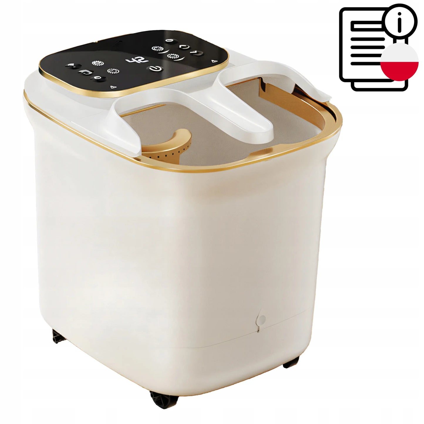 Массажер для ног с функцией подогрева и гидромассажа 500 Вт (1058D)