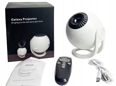 Planētu projektors 360° – 4K zvaigžņu galaktika ar bluetooth skaļruni (1055D)