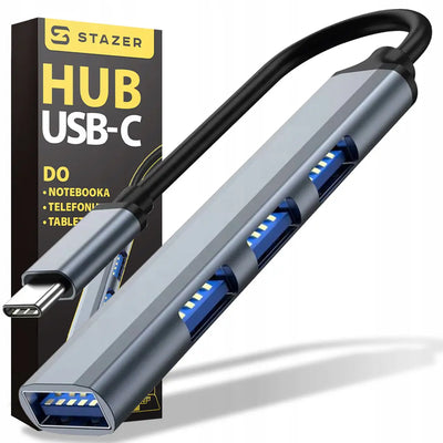 Адаптер USB-C 3.1 OTG с четырьмя портами USB-A (775D)