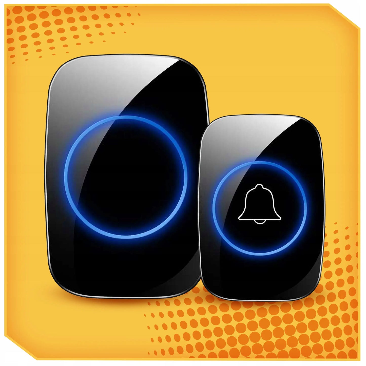 Дверной звонок на батарейках с защитой от воды IP44 и большим радиусом действия (1063D)