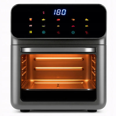 Bezmaksas eļļas friteuze Air Fryer 8,5L, cepeškrāsns 1350W, 10 režīmi (1059D)