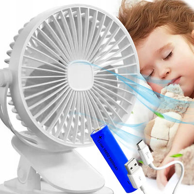 Galda mini ventilators uz skavas (334D)