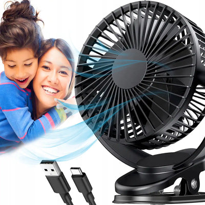 Galda mini ventilators uz skavas (334D)