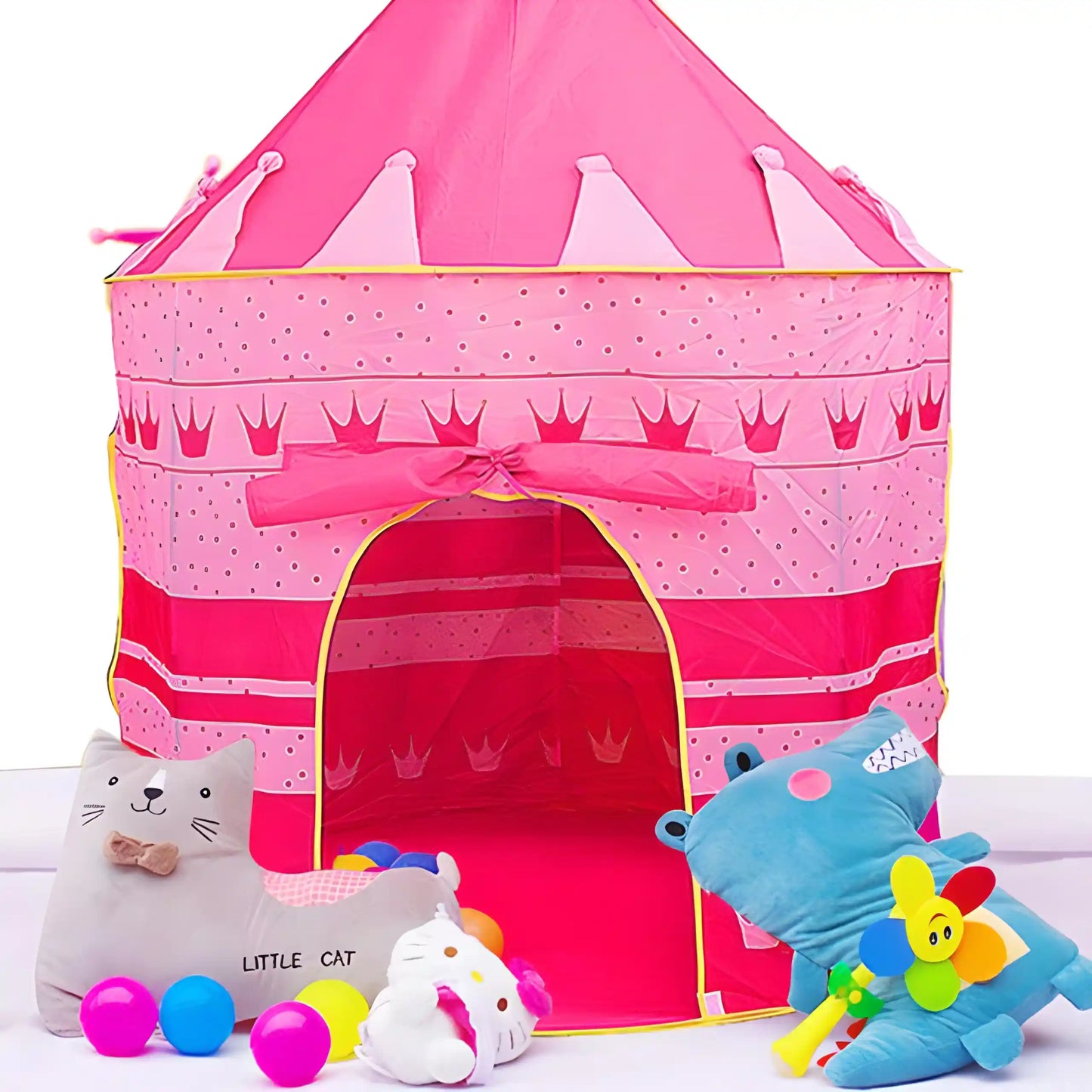 Детская палатка — домик-замок для дома, сада или комнаты, для принцессы (1066D)