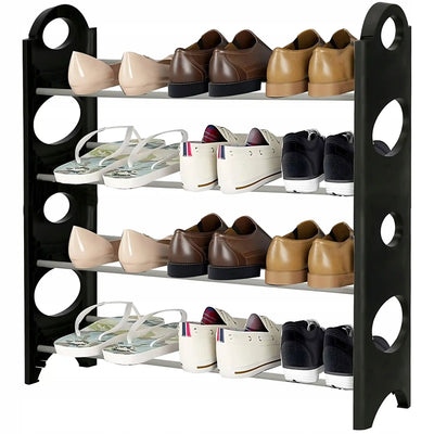 Apavu plaukts, plauktu sistēma, skapis un organizators 4 līmeņiem, augstums 63 cm. (559D)