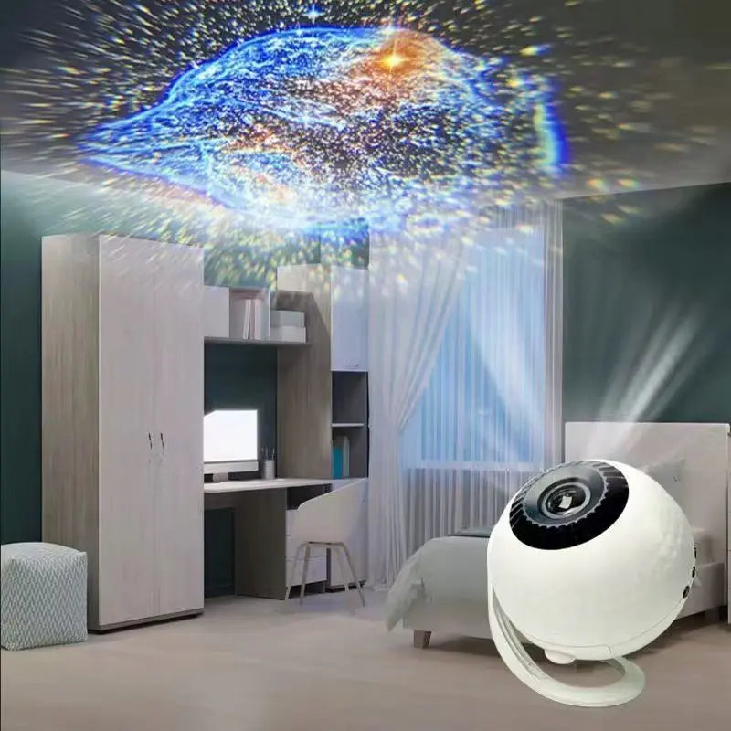 Планетарный проектор 360° – 4K звездная галактика с Bluetooth-динамиком (1055D)
