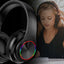 Беспроводные накладные наушники Bluetooth 5.0 с микрофоном и RGB-подсветкой (516D)