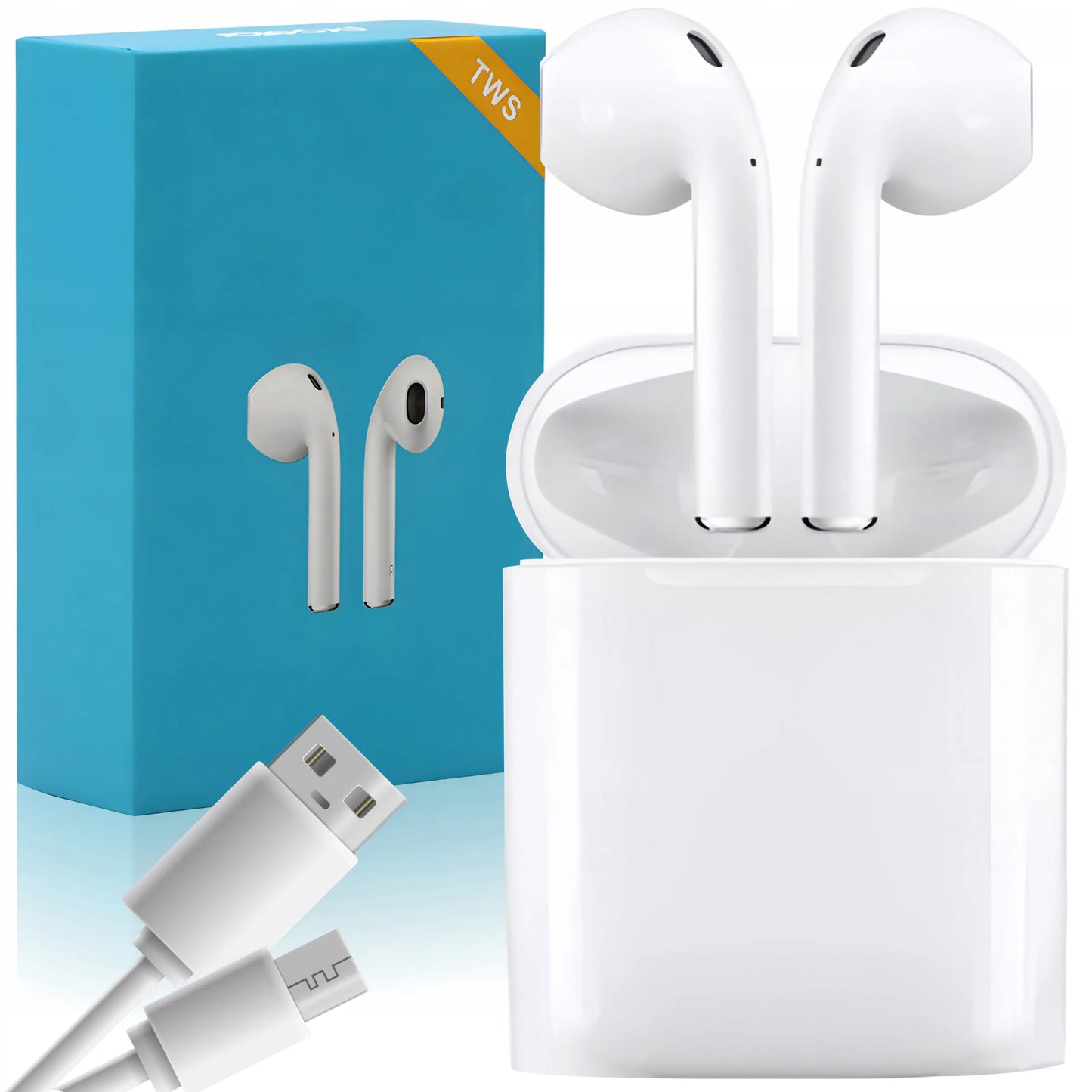 Беспроводные наушники i11 TWS Bluetooth 5.0, для устройств Android и iOS (911D)