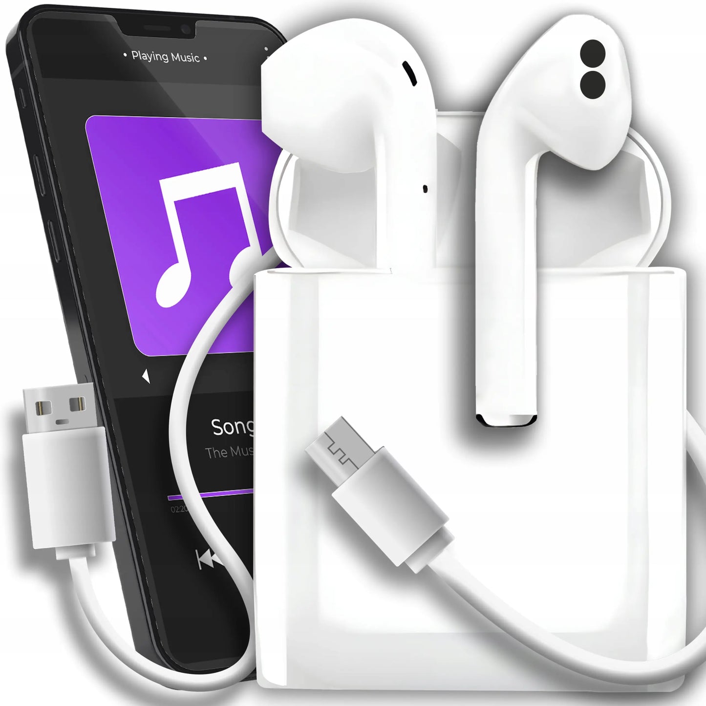 Беспроводные наушники i11 TWS Bluetooth 5.0, для устройств Android и iOS (911D)
