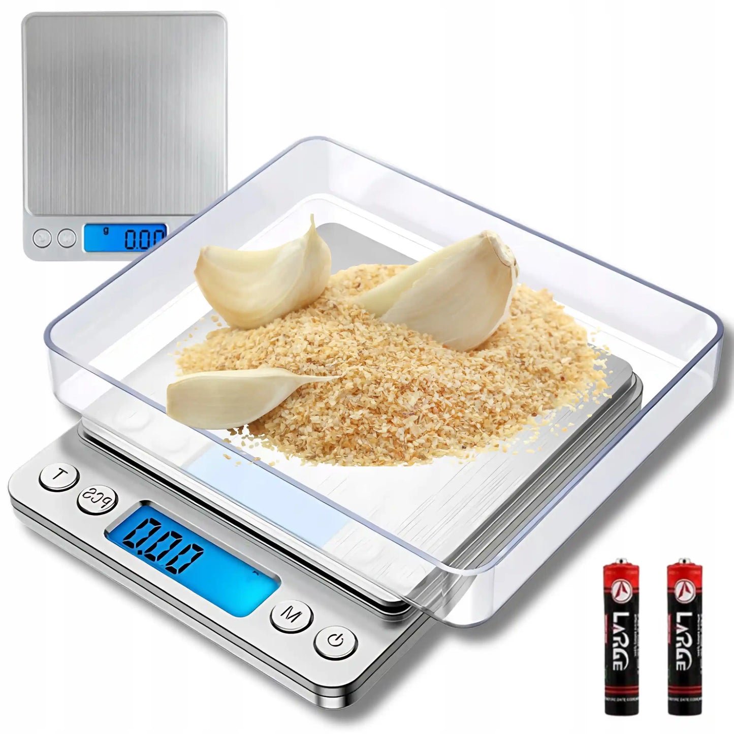 Digitālie juvelieru svari ar LCD ekrānu, 2 kg, precizitāte 0,1 g (705D)