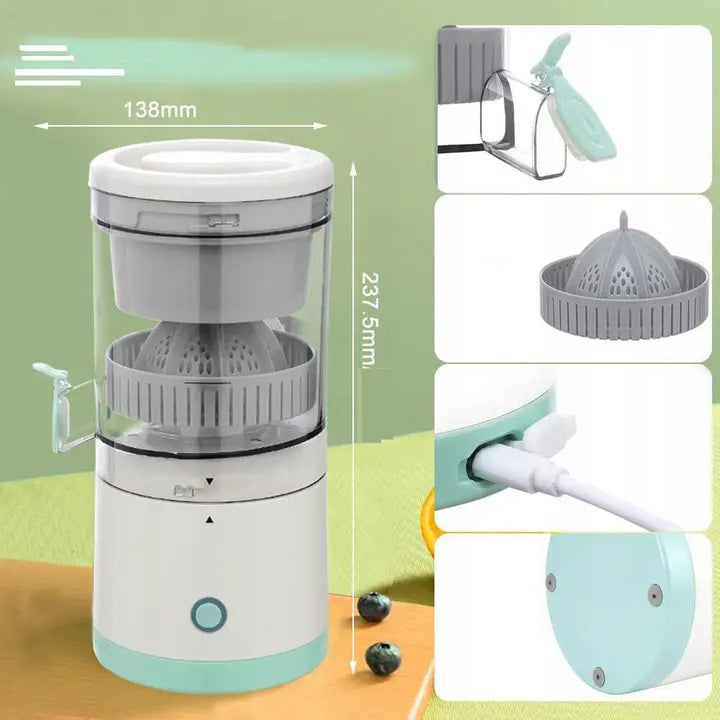 Беспроводная соковыжималка для цитрусовых мощностью 45 Вт (1065D)