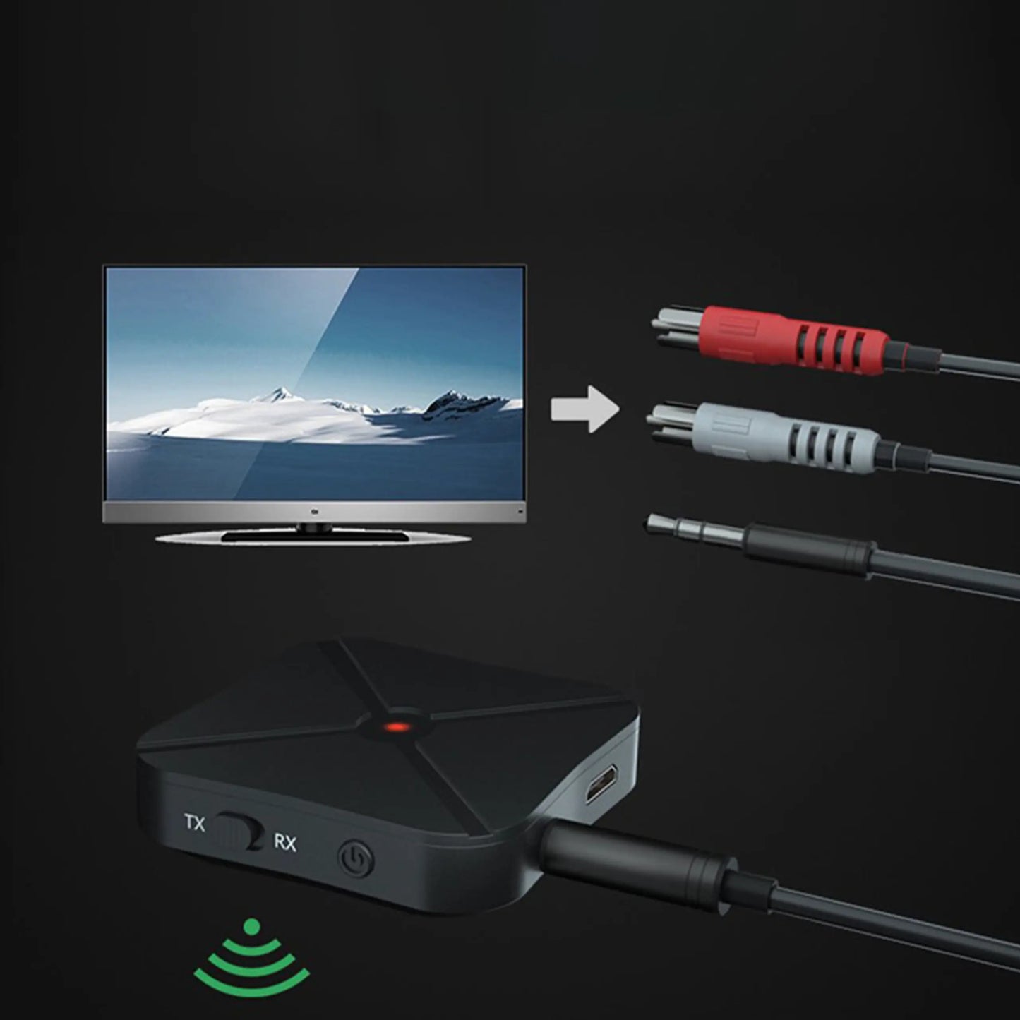 Bluetooth adapteris auto TV SP-12 uztvērēja raidītājam (247D)