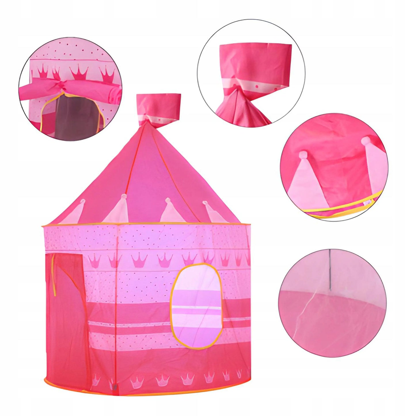 Детская палатка — домик-замок для дома, сада или комнаты, для принцессы (1066D)